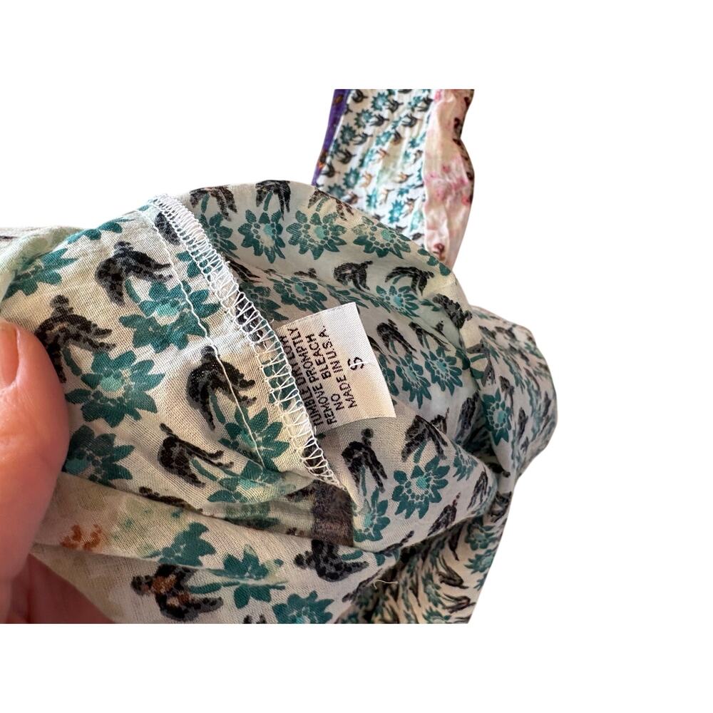 The Nu Vintage, Mixed Print Blouse, NWOT, Small - Picture 5 of 7